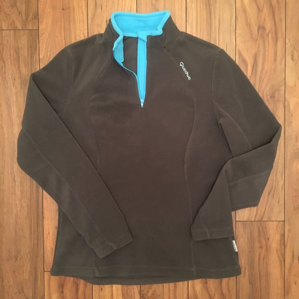 Fleece zipped sweater